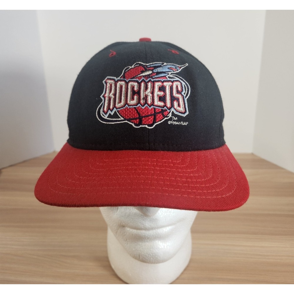 Vtg New Era Hat NBA Houston Rockets Adjustable‎ One Size Fits All Snapback 1994